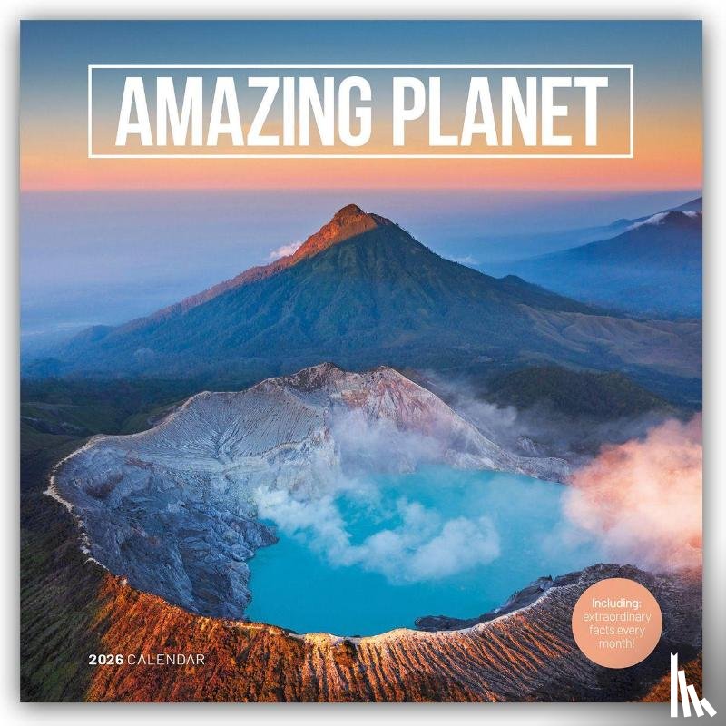 Carousel Calendar - Amazing Planet Square Wall Calendar 2026