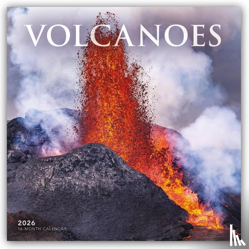 Carousel Calendar - Volcanoes Square Wall Sunday Start Calen