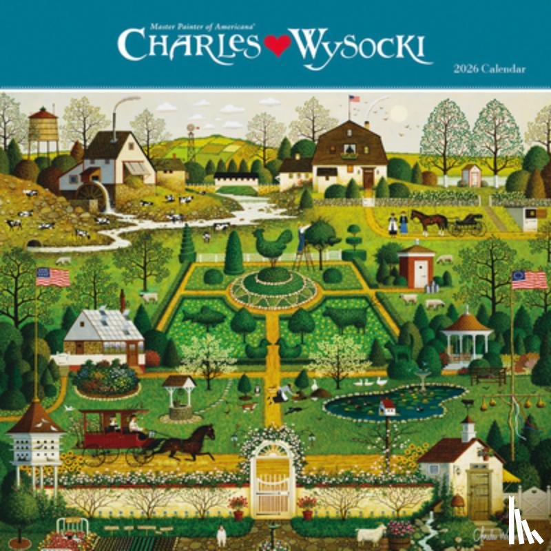 Carousel Worldwide - Charles Wysocki Americana Square Mini Su