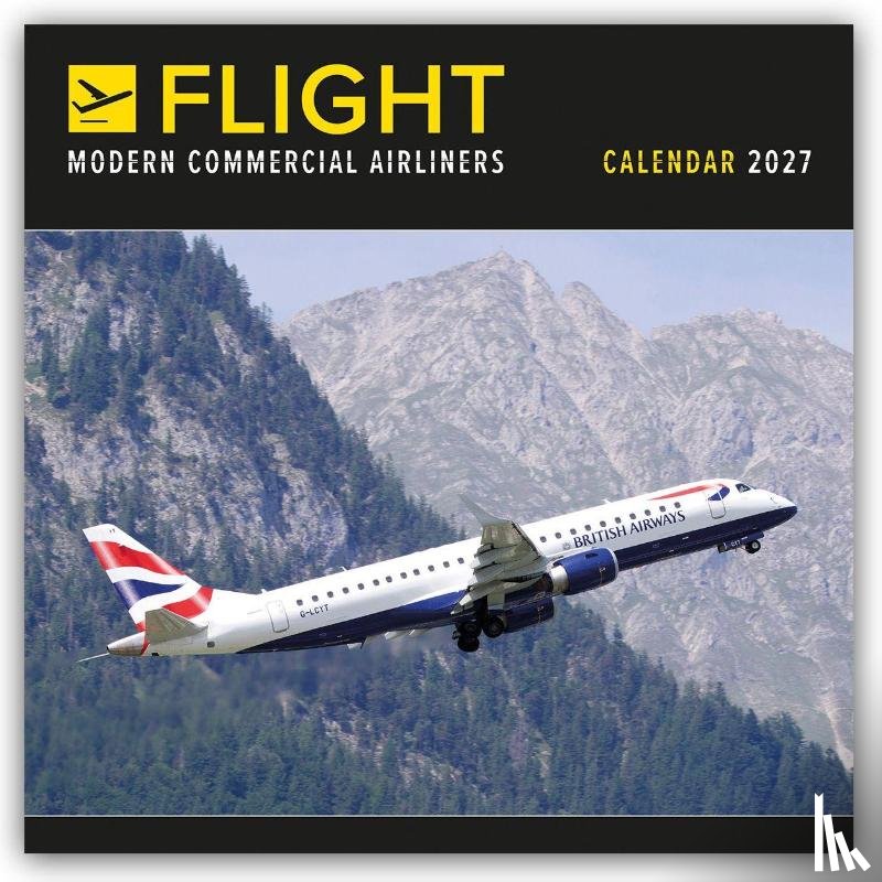 Carousel Calendar - Flight, Modern Commercial Airliners (PFP) W