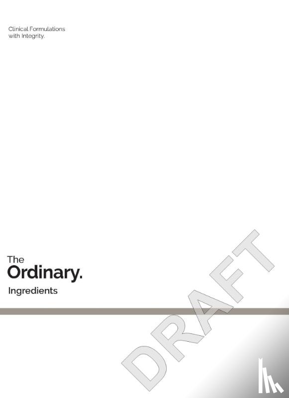 The Ordinary - The Ordinary