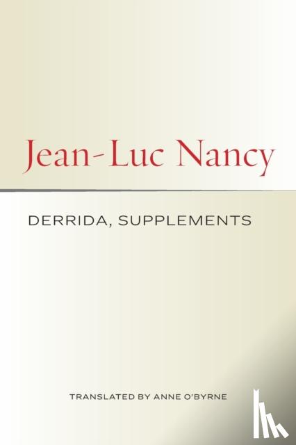 Nancy, Jean-Luc - Derrida, Supplements