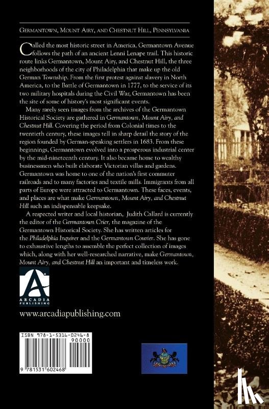 Callard, Judith, Germantown Historical Society - Germantown, Mount Airy, and Chestnut Hill
