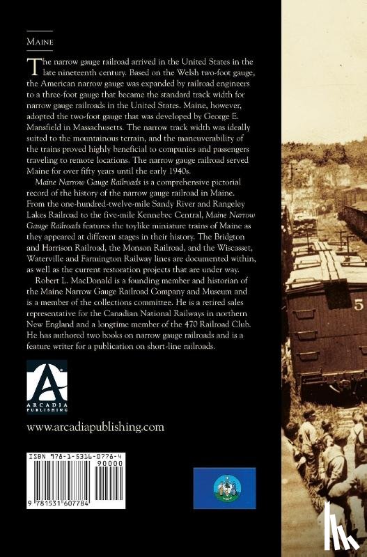 MacDonald, Robert L - Maine Narrow Gauge Railroads