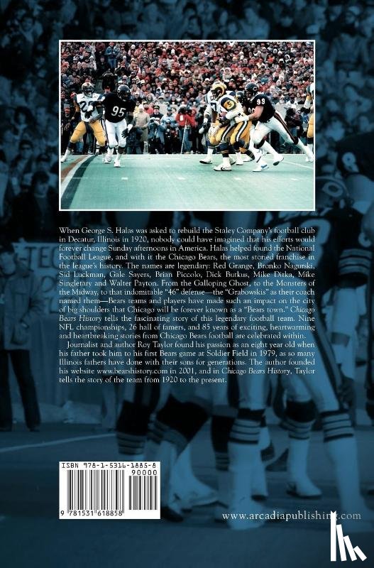 Taylor, Roy (University of Newcastle Upon Tyne and Newcastle Diabetes Centre UK) - Chicago Bears History