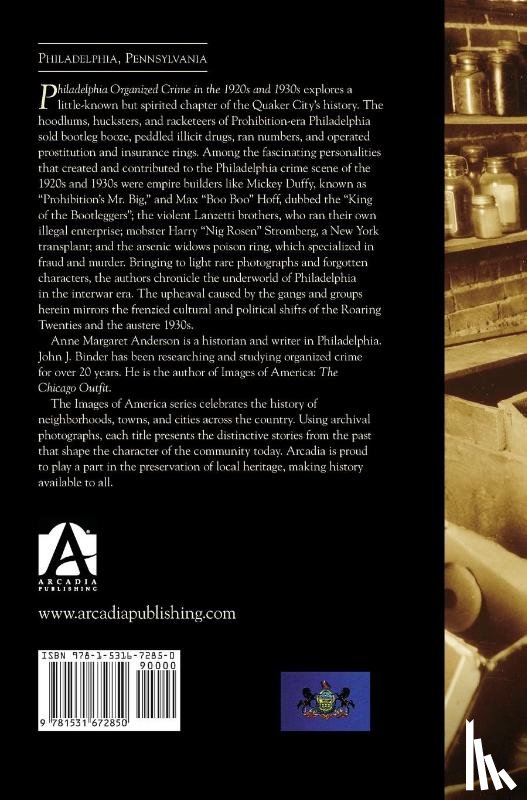 Anderson, Anne Margaret, Binder, John J - Philadelphia Organized Crime in the 1920s and 1930s