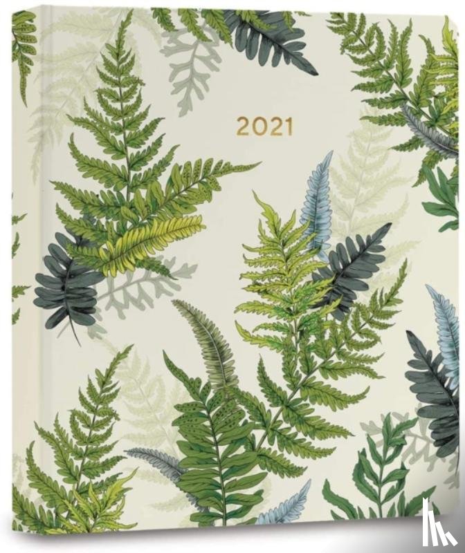 SELLERS PUBLISHING I - GREENERY WOODLAND FERNS 2021 WEEKLY PLAN