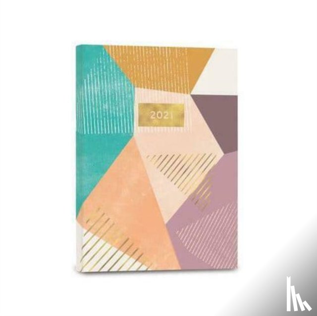 SELLERS PUBLISHING I - PEACH GEOMETRIC 2021 WEEKLY PLANNER