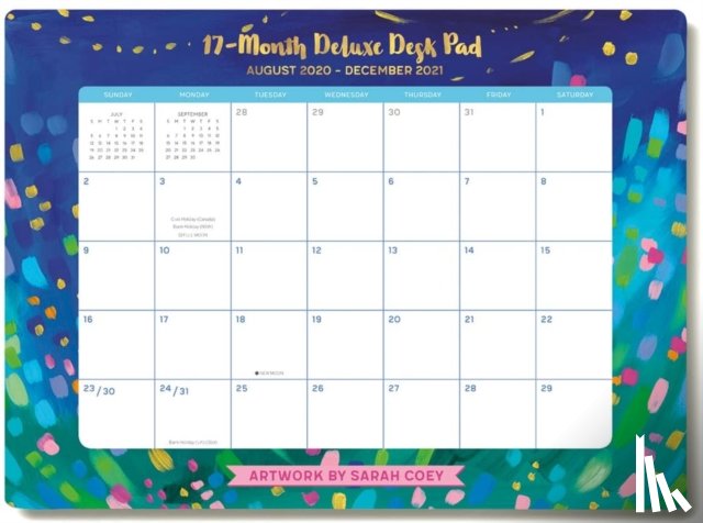 SELLERS PUBLISHING I - COLOR LOVE 2021 DESK PAD