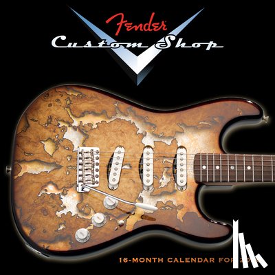 Fender Guitar - 2026 Fender(r) Custom Shop Guitars Wall Calendar