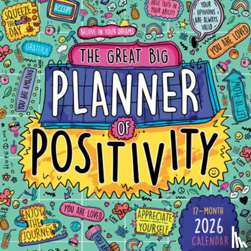 Note to Self/The London Studio - 2026 Great Big Planner of Positivity, the Wall Planner