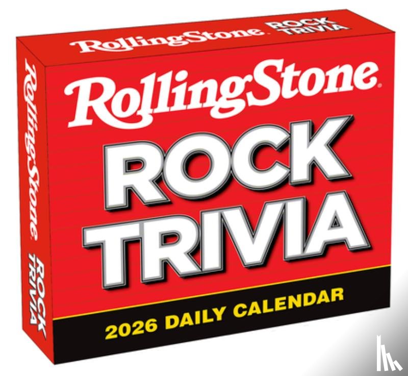 Rolling Stone LLC - 2026 Rolling Stone Rock Trivia Boxed/Daily Calendar