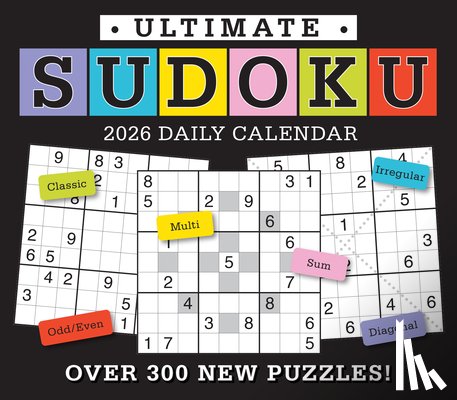 Conceptis Puzzles - 2026 Ultimate Sudoku Boxed/Daily Calendar
