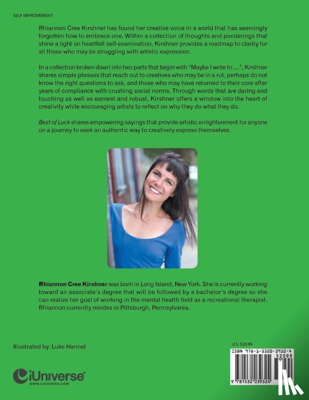 Kirshner, Rhiannon Cree - Best of Luck