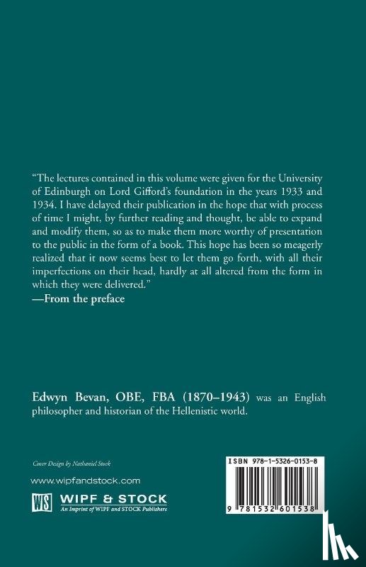 Bevan, Edwyn - Symbolism and Belief