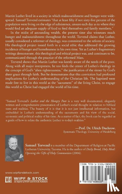 Torvend, Samuel - Luther and the Hungry Poor