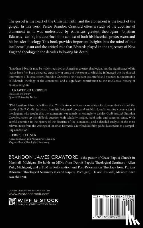 Crawford, Brandon James - Jonathan Edwards on the Atonement