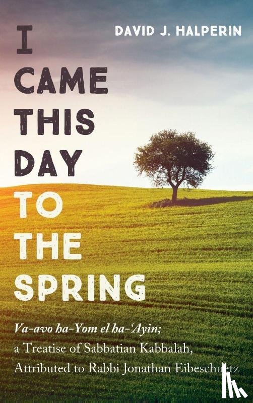 Halperin, David J. - I Came This Day to the Spring