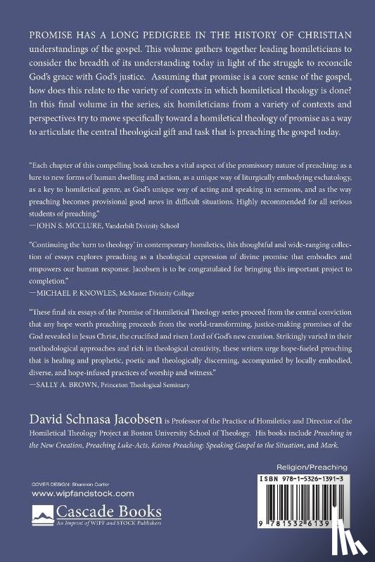  - Toward a Homiletical Theology of Promise