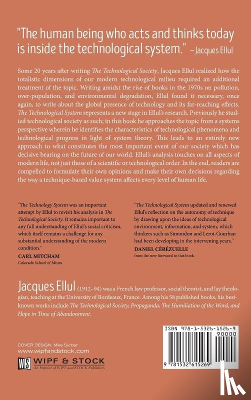 Ellul, Jacques - The Technological System