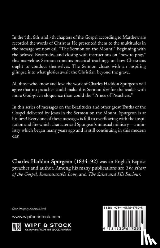 Spurgeon, Charles H - Spurgeon's Sermons on the Sermon on the Mount