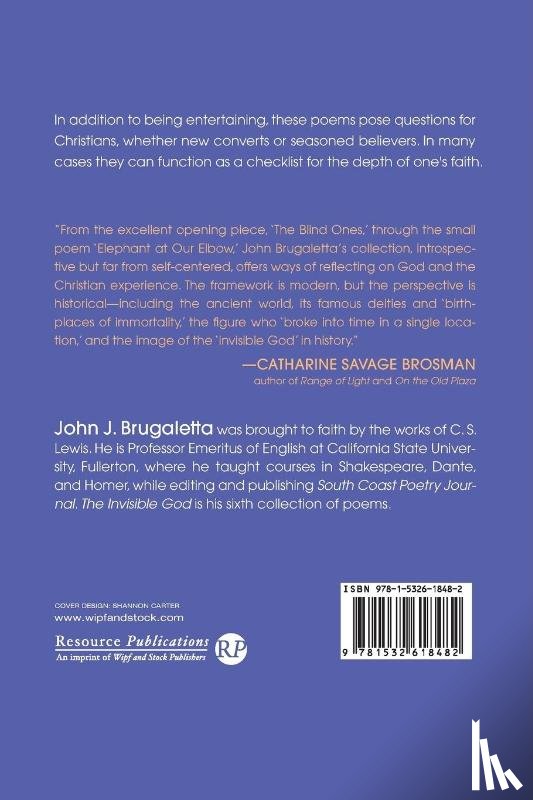 Brugaletta, John J - The Invisible God