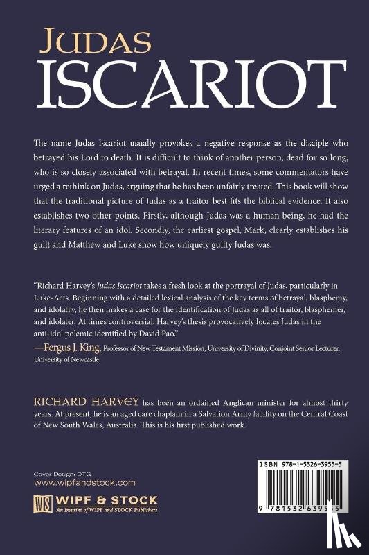 Harvey, Richard - Judas Iscariot