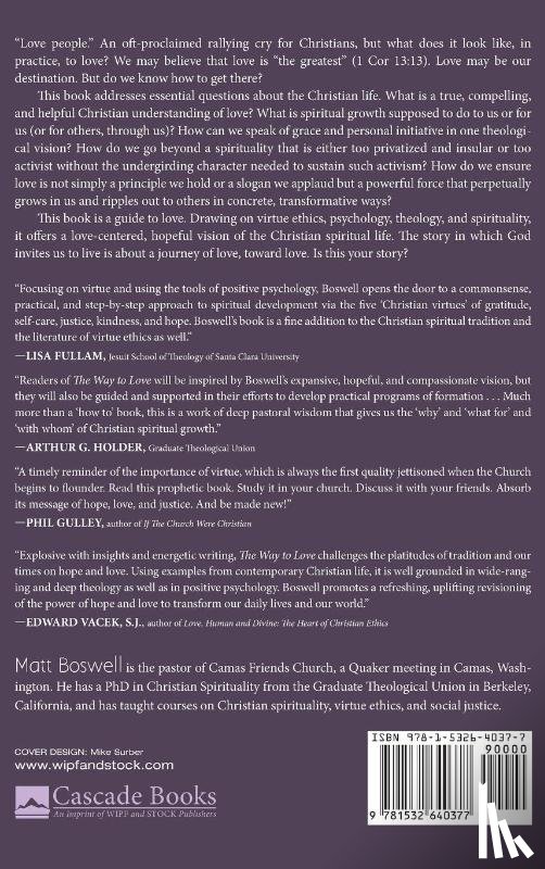 Boswell, Matt - The Way to Love
