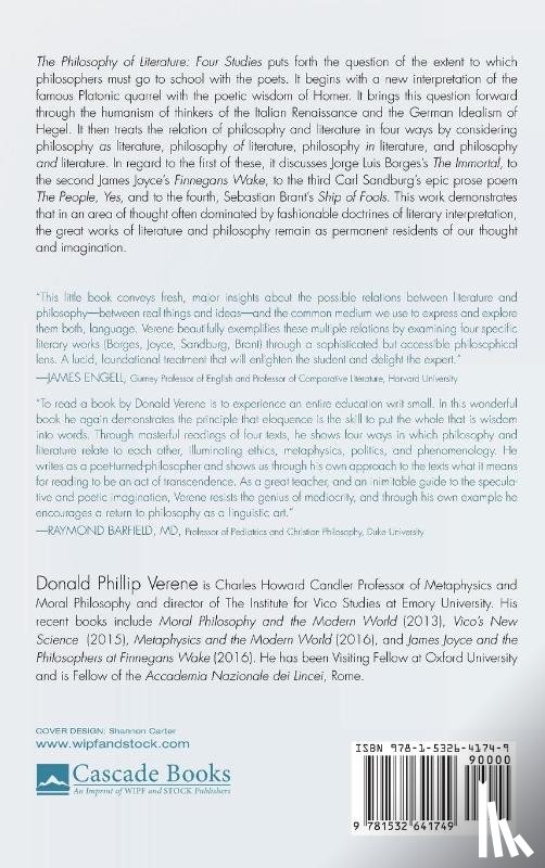 Verene, Donald Phillip - The Philosophy of Literature