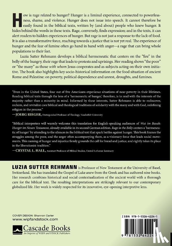 Sutter Rehmann, Luzia - Rage in the Belly