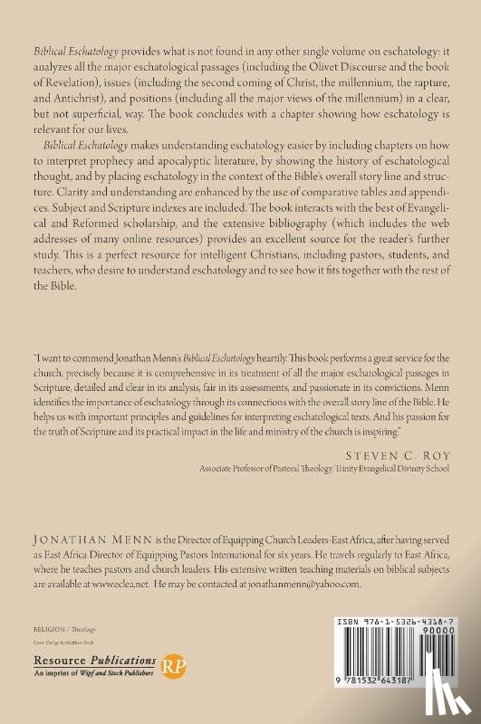 Menn, Jonathan - Biblical Eschatology, Second Edition