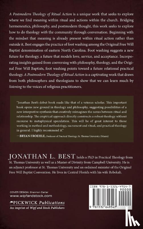 Best, Jonathan L - A Postmodern Theology of Ritual Action