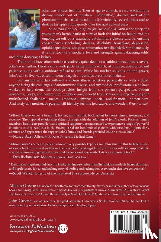 Greene, Allison, Greene, John - Since John Got Sick