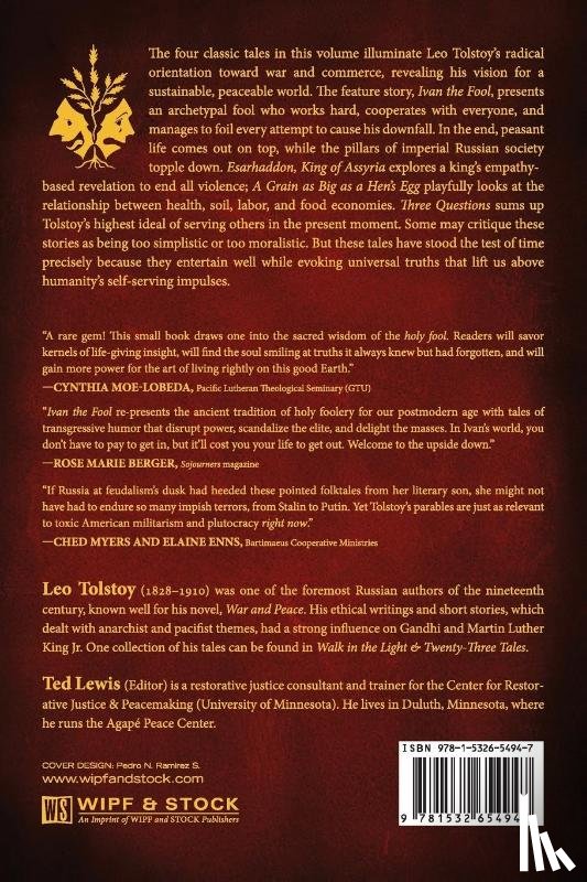Tolstoy, Leo - Ivan the Fool and Three Shorter Tales for Living Peaceably