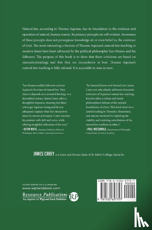 Carey, James - Natural Reason and Natural Law