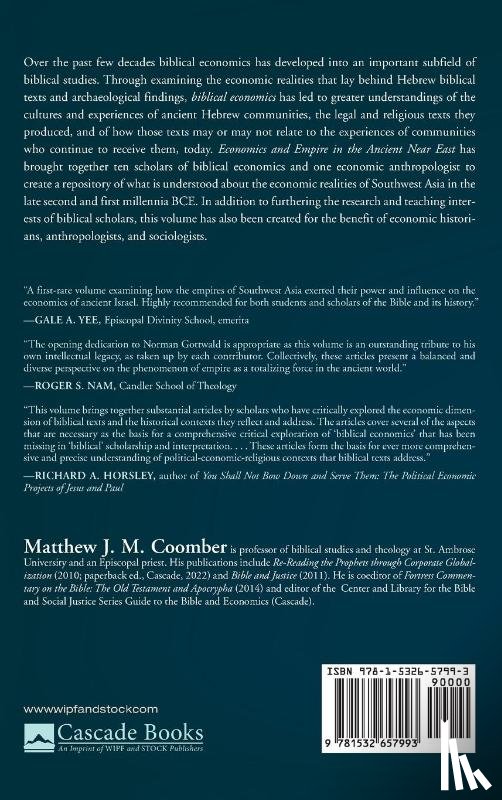 Coomber, Matthew J M - Economics and Empire in the Ancient Near East