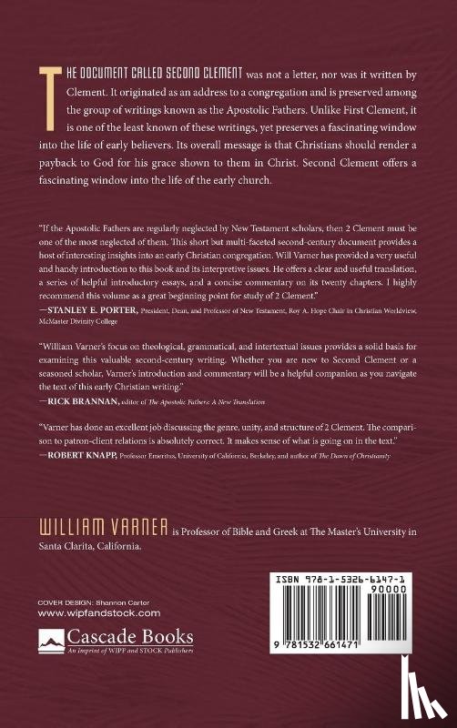 Varner, William - Second Clement