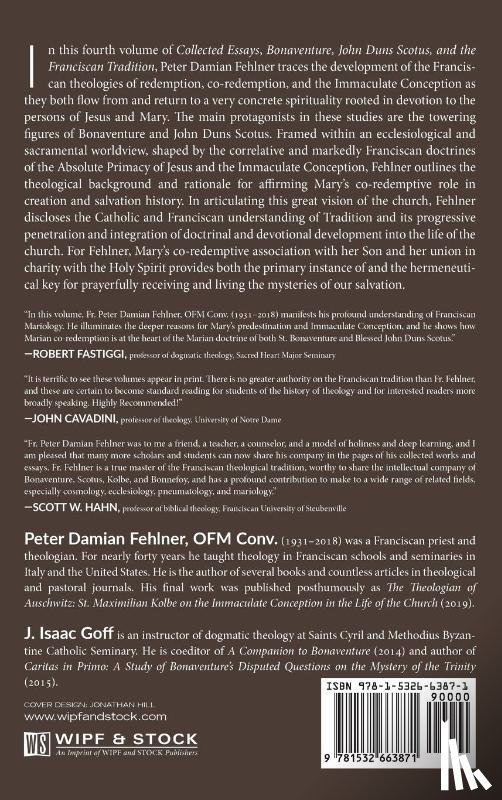Fehlner, Peter Damian OFM Conv., Pomplun, R. Trent - Bonaventure, John Duns Scotus, and the Franciscan Tradition