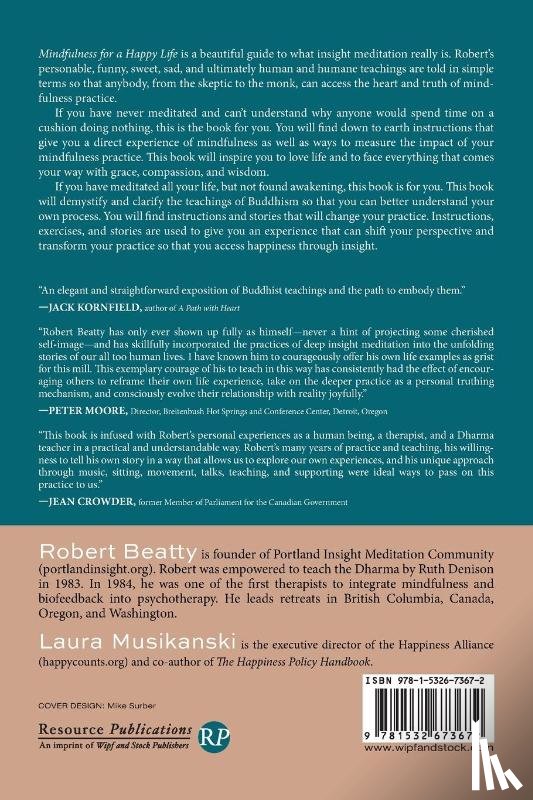 Beatty, Robert, Musikanski, Laura - Mindfulness for a Happy Life