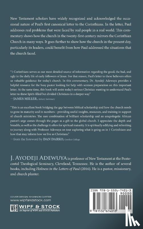 Adewuya, J Ayodeji - 1 Corinthians