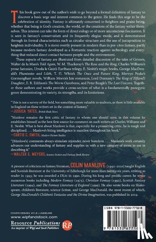 Manlove, Colin N - The Impulse of Fantasy Literature