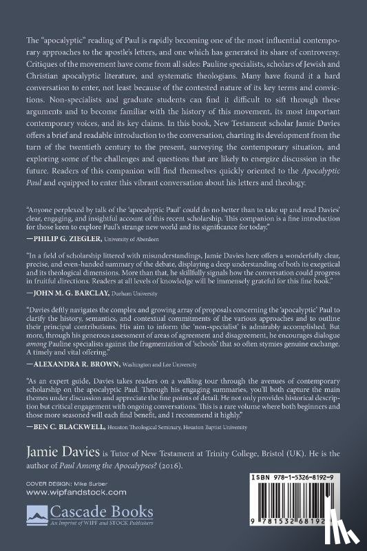 Davies, Jamie - The Apocalyptic Paul