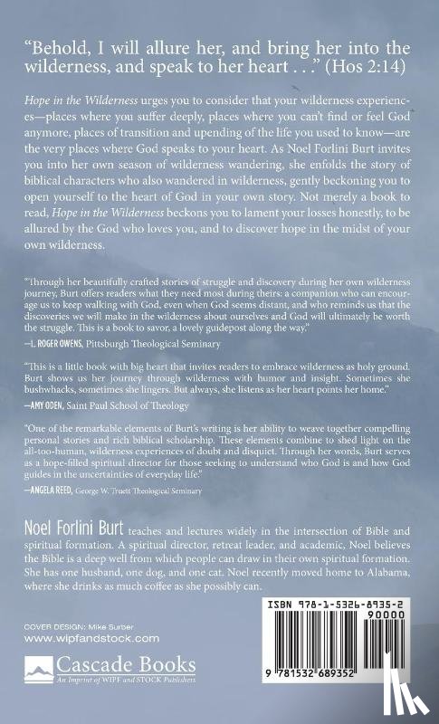 Forlini Burt, Noel - Hope in the Wilderness
