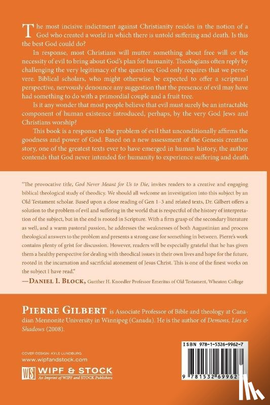 Gilbert, Pierre - God Never Meant for Us to Die