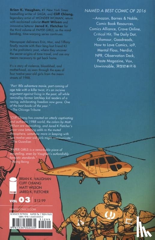 Vaughan, Brian K - Paper Girls Volume 3