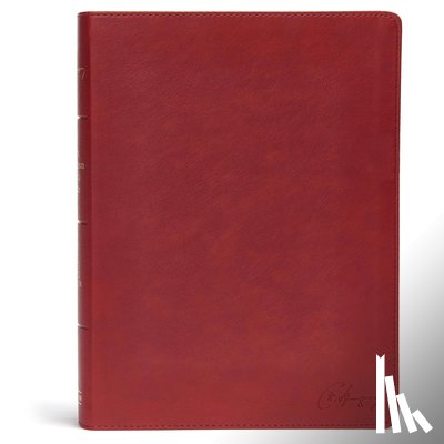 Begg, Alistair - KJV Spurgeon Study Bible, Crimson Leathertouch