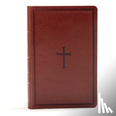 Holman Bible Publishers - KJV Large Print Personal Size Reference Bible, Brown Leathertouch Indexed