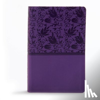 Holman Bible Publishers - KJV Large Print Personal Size Reference Bible, Purple Leathertouch Indexed