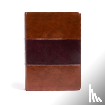 Holman Bible Publishers - KJV Super Giant Print Reference Bible, Charcoal Leathertouch, Indexed