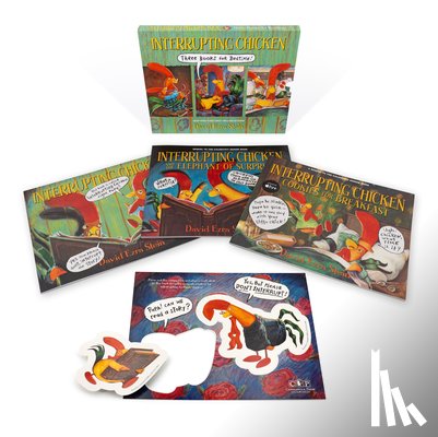 Stein, David Ezra - Interrupting Chicken: Three Books for Bedtime: (Box Set of Three Playful Picture Books with Two Press-Out Characters for Interactive Reading Fun for K